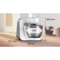 Bosch Serie 4 MUM58200 Køkkenmaskine 3.9liter 1000W Sølv/hvid